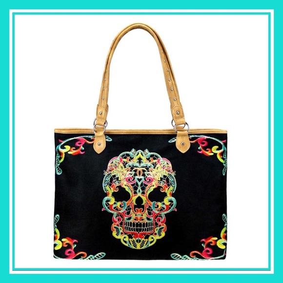 Montana West Handbags - 🐂LAST ONE✨Montana West Large Sugar Skull Tote